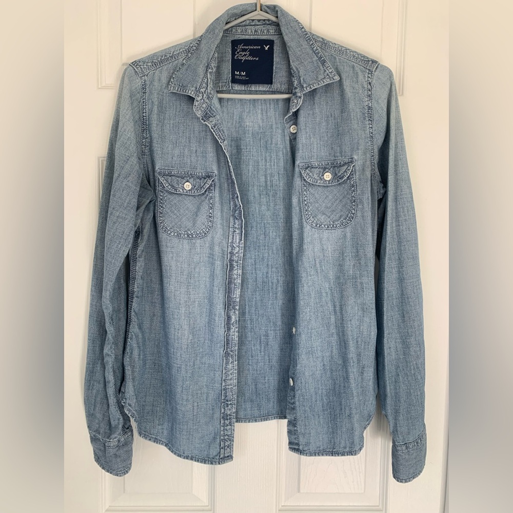 American Eagle denim shirt